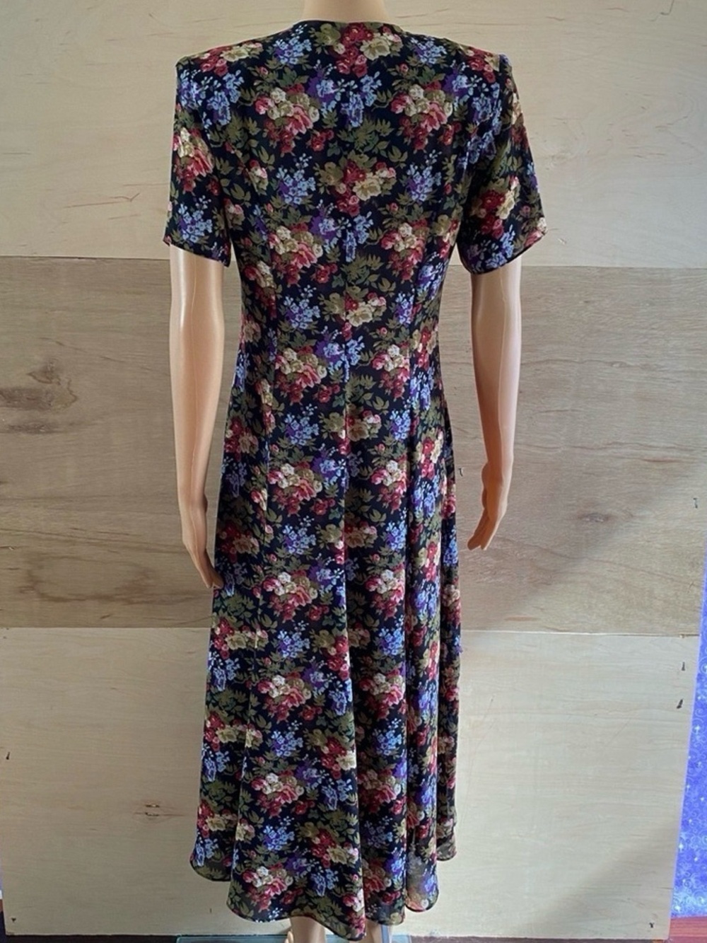 Vintage Cynthia Rowley 90’s Y2K Floral Day Dress - Picture 4 of 6